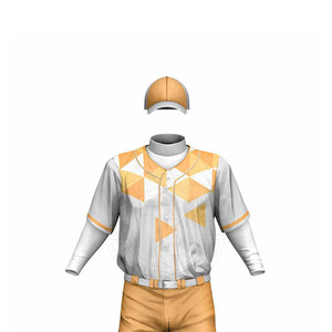 ชุดกีฬาเบสบอลดีไซน์ใหม่ปรับแต่งได้ ระบายอากาศ แห้งเร็ว ผ้าโพลีเอสเตอร์ 100% รับทำโลโก้ คอกลม ราคาประหยัด - Product Image 4