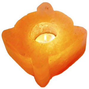 Vente en gros Prix d'usine Bougeoir photophore 100% naturel de sel de roche cristal rose de l'Himalaya Service OEM - Product Image 3