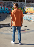 T-shirt homme bleu clair à manches courtes, imprimé numérique tribal géométrique, col rond, coupe classique, décontracté, en jersey de coton respirant