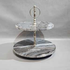 Porte-gâteau élégant en acier inoxydable robuste pour transporter et servir des gâteaux lors de fêtes et d'événements prêt pour l'exportation - Product Image 3