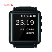 Montre connectée industrielle SUNPN LoRa, terminal de réception d'appels sans fil étanche IP53 pour la gestion des alertes en usine intelligente