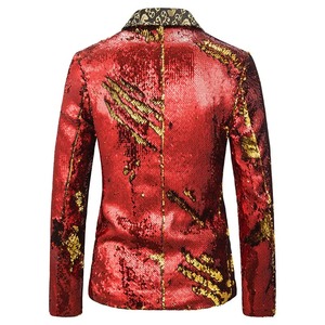 Tache personnalisation conception Blazer costume vestes 2 boutons affaires travail manteaux pour sublimation 100% polyester meilleur haut hommes Blazers - Product Image 2