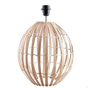 Élégante lampe de table moderne à LED faite à la main en bambou Design chambre à coucher écologique décoration de la maison Offre Spéciale Beige rustique métal éclairé - Product Image 3