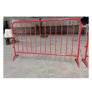 Barrière de contrôle de foule en acier galvanisé de 2,4 m pour événements extérieurs, barrière de circulation routière anti-choc en métal – Vente directe usine, grande quantité - Product Image 5