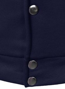 Chaqueta de invierno de alta calidad, chaqueta universitaria con mangas de cuero PU para hombre, bordado de letras, chaqueta de béisbol universitaria personalizada para hombre - Product Image 4