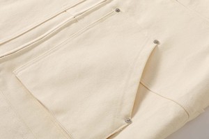 Venta caliente por encargo de la chaqueta de los hombres de tela de mezclilla de peso pesado de los hombres al aire libre chaqueta de invierno para los hombres - Product Image 3