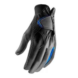 Gants de golf en cuir véritable de haute qualité pour hommes, main gauche et droite, sangle de poignet réglable, imperméables, ajustement parfait pour les sports de plein air - Product Image 5