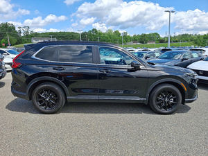 Noir 2024 Hond_a C R-V Hybrid Sport AWD utilisé avec des jantes en alliage foncé Sièges en cuir avec démarrage à distance Sièges chauffants Bluetooth - Product Image 2