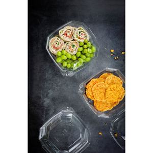 Caja grande desechable de plástico PET reciclable para ensaladas, almacenamiento de alimentos para llevar, supermercado, pan, fideos, sándwiches, antivaho, 48oz - Product Image 2