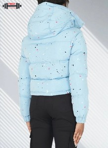 Veste coupe-vent pour homme 2025, hiver, toile personnalisée, col montant, doudoune, chaude, respirante, réversible, écologique - Product Image 5