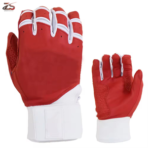 Gants de frappeur de baseball en cuir de haute qualité, à doigts entiers, pour droitier, avec sangle de poignet réglable, logo personnalisé, Pakistan - Product Image 2