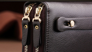 Promoción de alta calidad Crazy Horse Genuine Rfid ID Ventana Carteras de cuero Monedero Delgado Cartera de hombre - Product Image 3