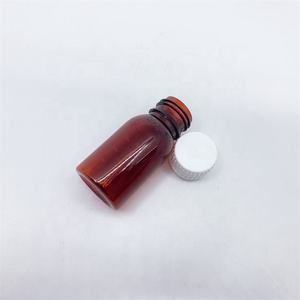 Venta directa de fábrica, botella de jarabe de PET de grado médico de 50ml, Color marrón a prueba de luz con marcas graduadas para medicina líquida - Product Image 2