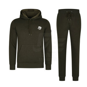Chándal deportivo transpirable para hombre, conjunto Atlético OEM de 2 piezas con logotipo personalizado para gimnasio o ropa de calle - Product Image 1