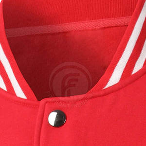 Chaqueta de invierno Letterman para hombre al por mayor con cuello levantado para uso en exteriores - Product Image 3