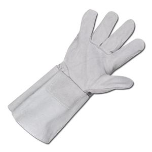 Guantes de trabajo de soldadura TIG con protección reforzada para los dedos Cuero de vaca resistente al calor de 14 pulgadas para tareas de precisión de arco - Product Image 1