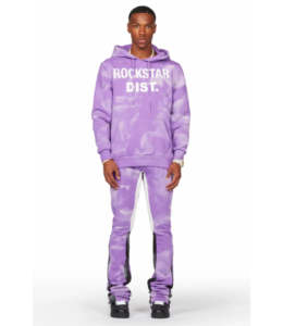 Flared Sweatpants and Hoodie Set Men Dtg Printing Acid Wash Hoodie and Jogger Set Custom Hoodies and Sweat <b>Pants</b> Set - Product Image 5