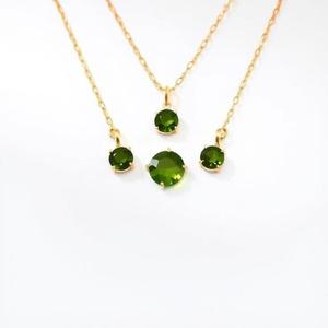 Simple gros pierres précieuses Chian 925 argent Sterling plaqué or bijoux naturel vert pendentif collier pour dames - Product Image 1