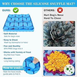 Silicone Pet Licking Mat Wholesale BPA Free Slip Feeding Pad Dishwasher Safe Slow <b>Feeder</b> Calming Solution for Dogs and <b>Cats</b> - Product Image 6