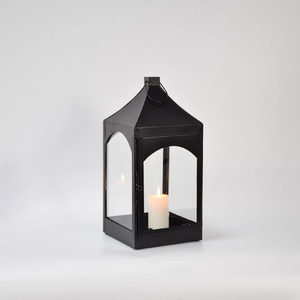 Lanterne porte-bougie design pour accents de luxe dans la maison, support de bougie en forme de tour de neige d'hiver - Product Image 4