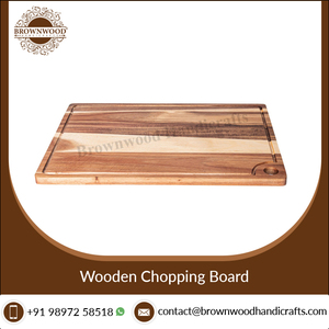 Planche à découper en bois d'acacia massif de qualité supérieure conception durable faite à la main pour une utilisation à domicile cuisine restaurant - Product Image 5