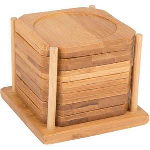 Dessous de verre en bois fabriqué à la main à partir de bois de qualité supérieure protège la table des taches et des rayures et ajoute du charme à votre aménagement intérieur - Product Image 3