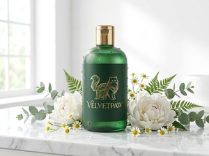 Shampoo pour chat à poils longs VELVETPAW Premium & Shampooing + Après-shampoing 2-en-1 Extrait de camomille Formule soie Pour chats persans et Maine Coon - Product Image 4