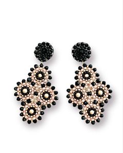 Pendiente de diseño de hoja de bordado con cuentas de artesanía superior con hermoso nuevo diseño y acabado Premium de Hiba Enterprises - Product Image 3