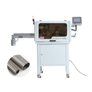 Fully automatic corrugated pipe cutting machine <b>rubber</b> pipe cutting machine PVC pipe cutting equipment - Product Image 5