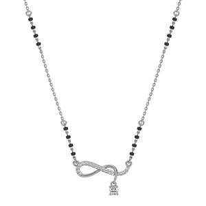 Compre Collares Mangalsutra de Plata Pura, Joyería Fina con Cuentas Elegantes, Regalo Perfecto para su Esposa - Product Image 1