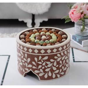 Nuevo cuenco de Metal para Chocolate Acabado en negro y oro Cuenco de diseñador hecho a mano Forma personalizada Lujo Nuevo cuenco de chocolate de lujo Suministro - Product Image 5