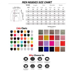 Sweat-shirt à capuche zippé pour homme, coupe classique, personnalisé, de haute qualité, 100% coton molletonné, streetwear numérique écologique pour l'hiver - Product Image 6