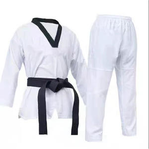 Alta calidad 100-200cm Tokaido Karate uniforme niñas niño Gi artes marciales entrenamiento Karate uniforme - Product Image 3