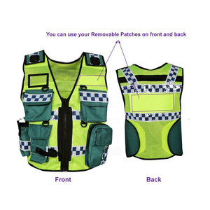 Chaleco de Seguridad de Alta Visibilidad, Diseño Personalizado, Transpirable, Fabricante Pakistaní, Chaleco para Guardias de Seguridad - Product Image 4