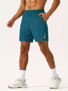 Personalizado hombres gimnasio Fitness verano Pantalones cortos Casual Playa nadar pantalones cortos cintura media diferente diseño impreso algodón poliéster Oem servicio - Product Image 6