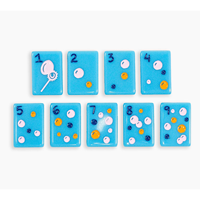 Jeu de société Mahjong en acrylique à 4 joueurs, personnalisé et coloré, avec quatre couches de divertissement 160 American Mah Jong Tiles