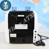 Ys-208C Compteur de valeur en espèces de billets de banque Cis à deux poches Machine de comptage de devises à impression thermique
