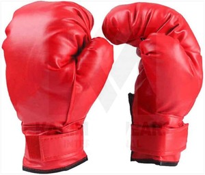 Unisex Children's Boxing Mitts and Muay Thai Gloves with PU Leather <b>Cotton</b> <b>Padding</b> & PVC Material Featuring Hand Grips - Product Image 6