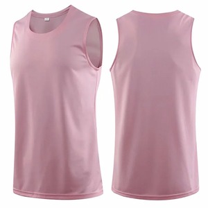 Camisetas de baloncesto para hombre, sin mangas, de alta calidad, estampadas por sublimación, cuello alto, poliéster, transpirables, de secado rápido - Product Image 4