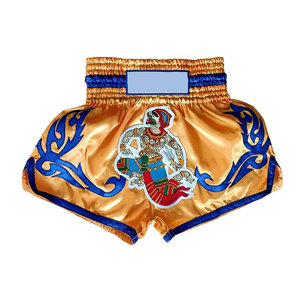Pantalones Cortos de Boxeo Profesionales, Diseño Personalizado Directo de Fábrica, Duraderos, de Secado Rápido, 100% Poliéster, Logotipo Personalizado OEM/ODM - Product Image 6