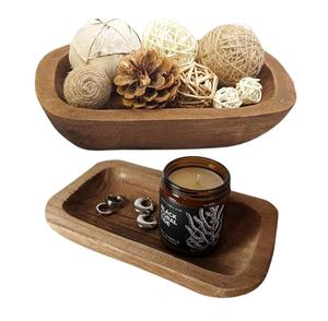 Bol à pâte en bois au design classique de qualité supérieure pour la maison Bol décoratif en bois fait à la main pour la vente en gros d'hôtel. - Product Image 6