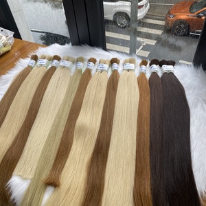 Grade A Extensions de cheveux humains vietnamiens vierges Cuticules longues et droites multicolores Fournisseur de gros en vrac aligné - Product Image 6