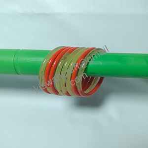 Pulsera de perlas de diamantes de resina multicolor hecha a mano para mujer, naranja Natural accesorio de moda a la moda, aniversarios - Product Image 3