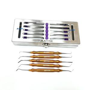 Herramientas de relleno endodóntico MTA portador de injerto óseo espátula de relleno Molino de hueso compactador bruñidor cuchillo Dental herramientas Amrid quirúrgico - Product Image 6