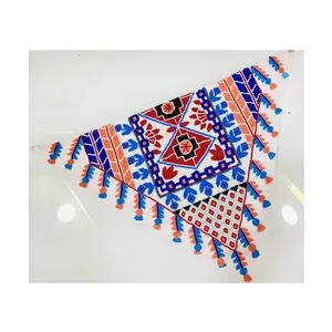 Classic Design Top Selling Custom Color Fashion Accessories Triangular Embroidered Women Scarf at Wholesale Price