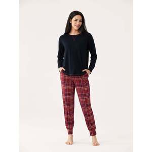 Conjunto de Salón de Bambú de Manga Larga Premium Personalizado para Mujer, Bata de Spandex Premium con Cierre de Cordón, Suave y Transpirable para la Temporada de Otoño - Product Image 6