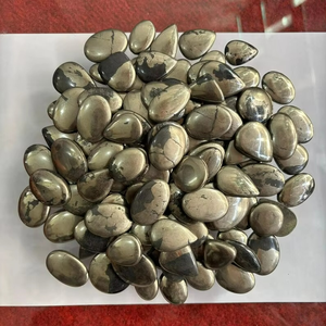 100% Cabochon de pyrite naturelle et pierre précieuse de quartz vert poli en vrac pour la fabrication de bijoux de haute qualité auprès de grossistes de confiance - Product Image 2