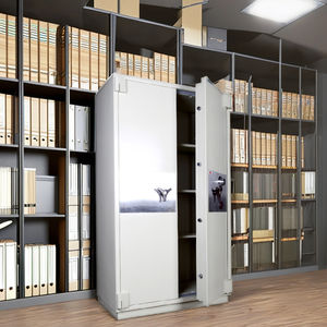 Coffre-fort ignifuge à double porte Stallentkast, 4 compartiments, en acier, grande taille, avec système d'étagères réglables - Product Image 1