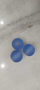 Cuentas de Vidrio Verde Hechas a Mano con Diseño Acanalado para la Elaboración de Collares, Pulseras y Joyería en Caja - Product Image 5