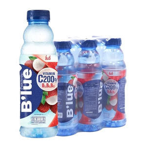 B'lue Peach Vitamin Drink 24x500ml, 24 meses de duración, para exportación a Asia, Oriente Medio y mercados europeos, venta al por mayor. - Product Image 1